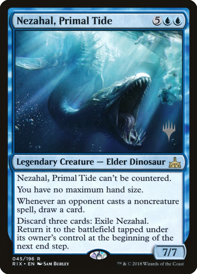 Nezahal, Primal Tide (Promo Pack) [Rivals of Ixalan Promos] - Magic: The Gathering - Card Brawlers | Quebec | Canada |