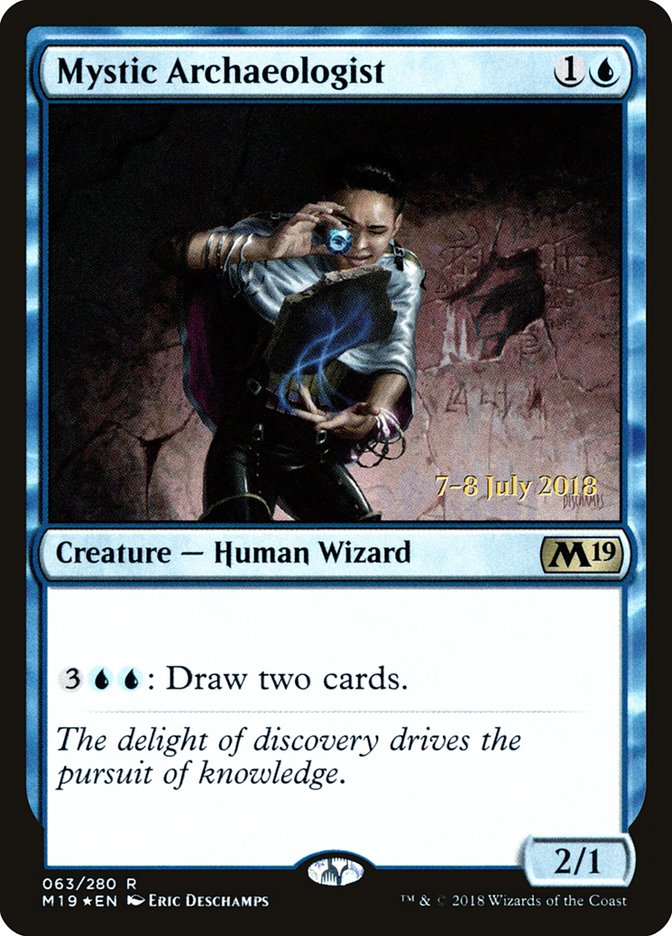 Mystic Archaeologist [Core Set 2019 Prerelease Promos] - Magic: The Gathering - Card Brawlers | Quebec | Canada |