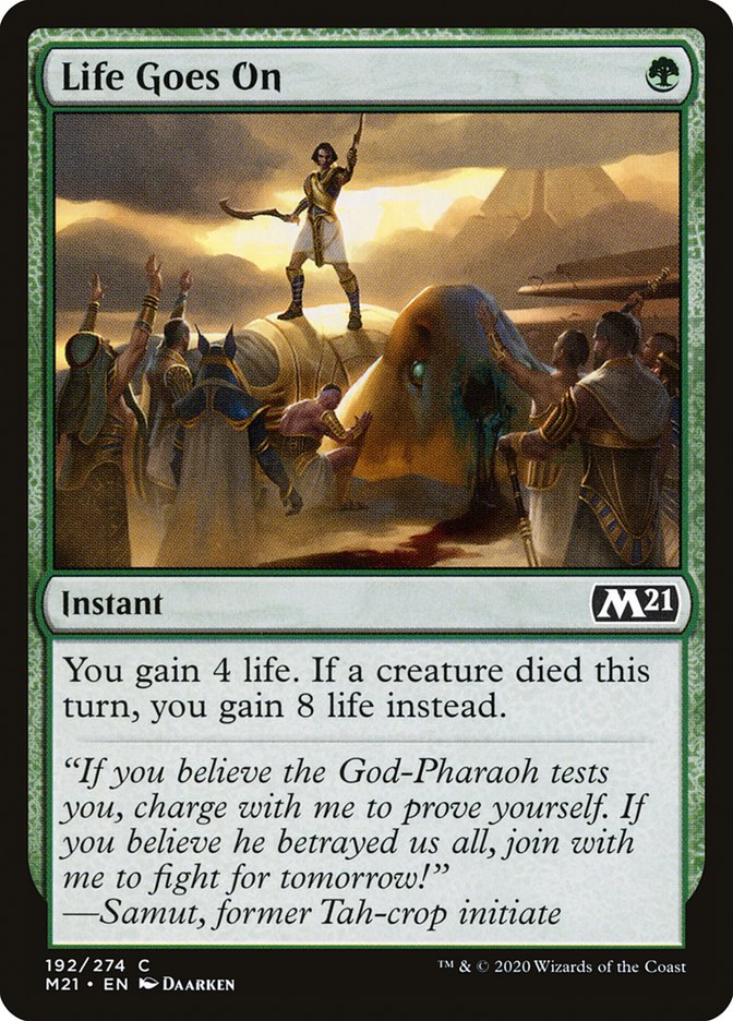Life Goes On [Core Set 2021] - Magic: The Gathering - Card Brawlers | Quebec | Canada |