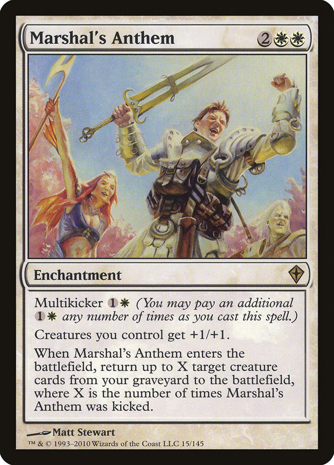 Marshal's Anthem [Worldwake] - Magic: The Gathering - Card Brawlers | Quebec | Canada |
