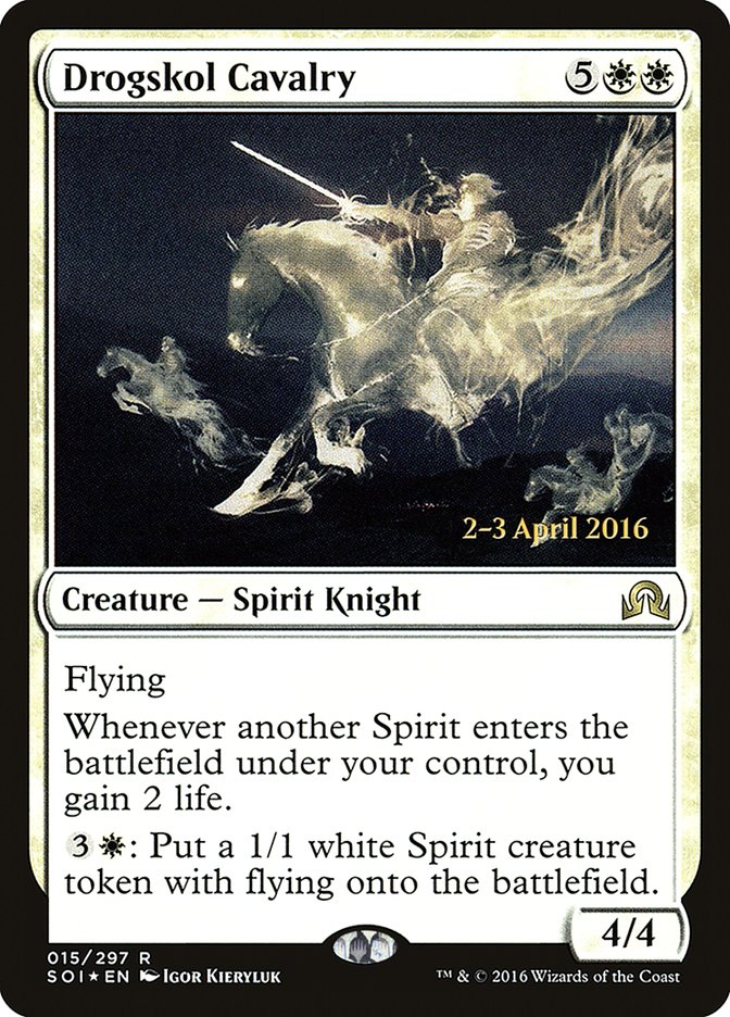 Drogskol Cavalry [Shadows over Innistrad Prerelease Promos] - Magic: The Gathering - Card Brawlers | Quebec | Canada |