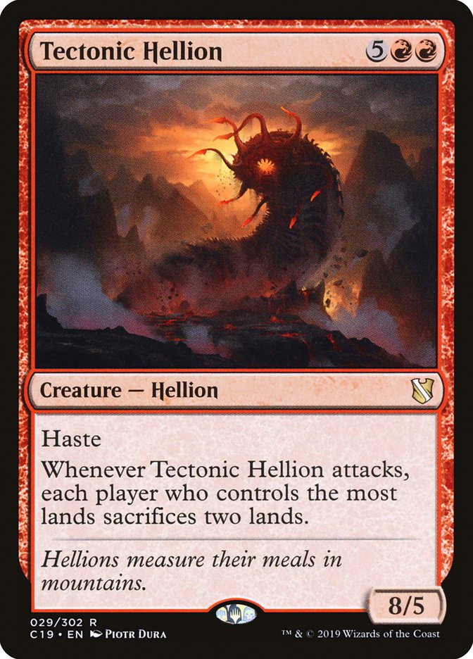 Tectonic Hellion [Commander 2019] - Magic: The Gathering - Card Brawlers | Quebec | Canada |