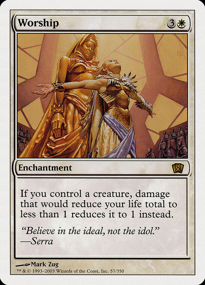 Worship [Eighth Edition] - Magic: The Gathering - Card Brawlers | Quebec | Canada |