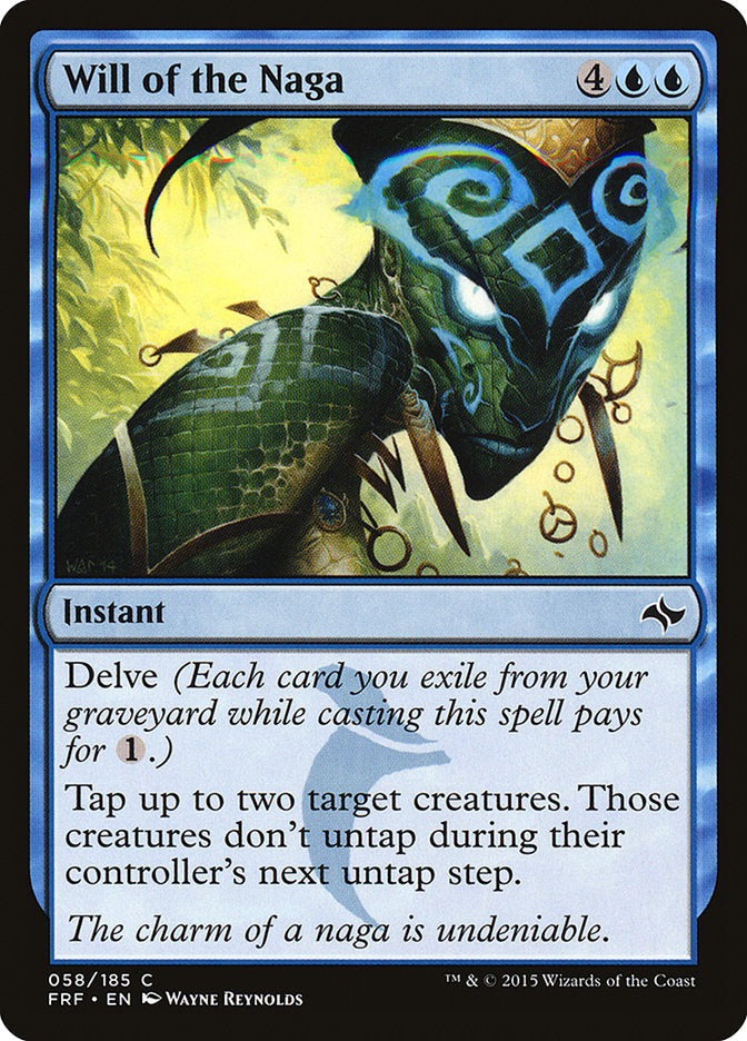 Will of the Naga [Fate Reforged] - Magic: The Gathering - Card Brawlers | Quebec | Canada |