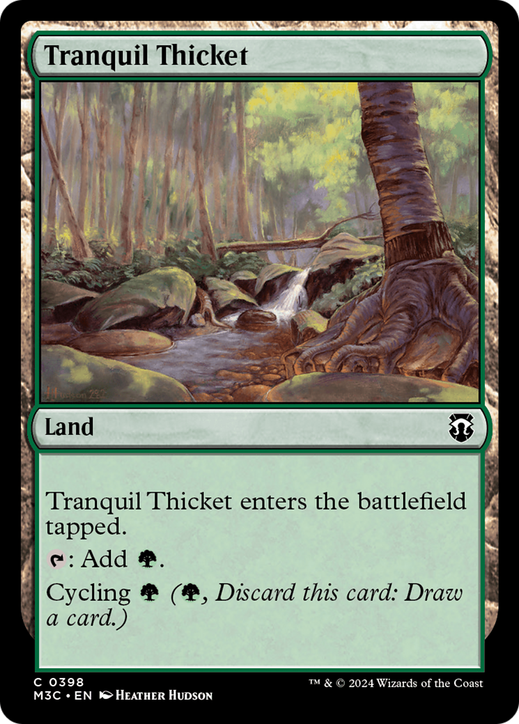 Tranquil Thicket (Ripple Foil) [Modern Horizons 3 Commander] - Magic: The Gathering - Card Brawlers | Quebec | Canada |