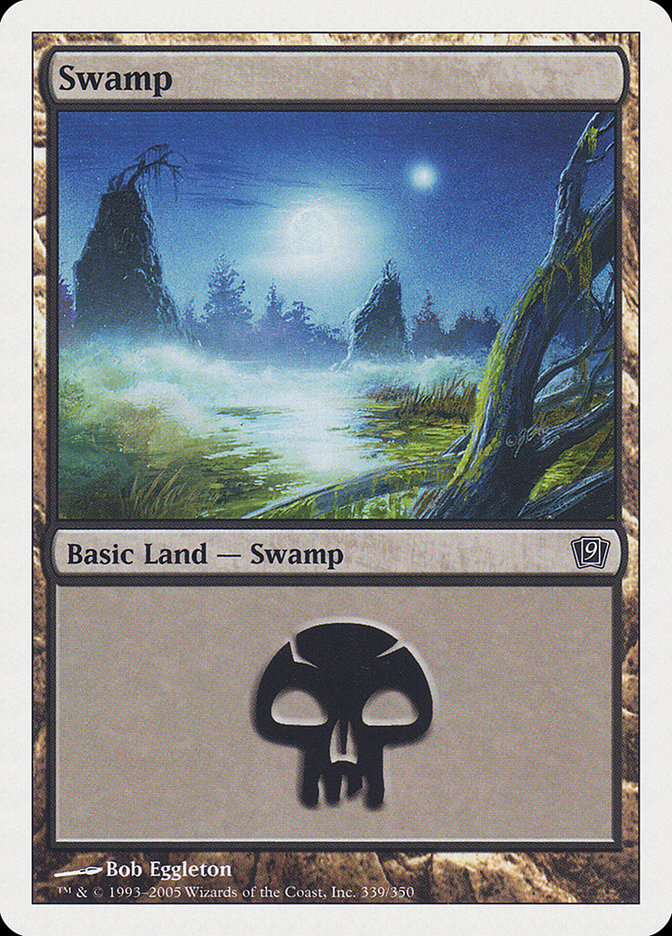 Swamp (339) [Ninth Edition] - Magic: The Gathering - Card Brawlers | Quebec | Canada |