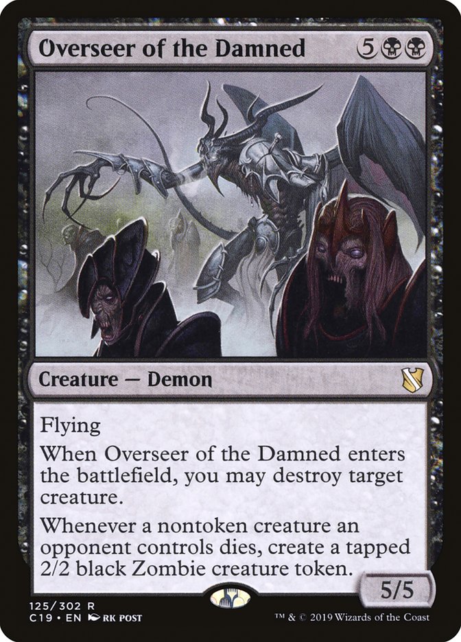 Overseer of the Damned [Commander 2019] - Magic: The Gathering - Card Brawlers | Quebec | Canada |
