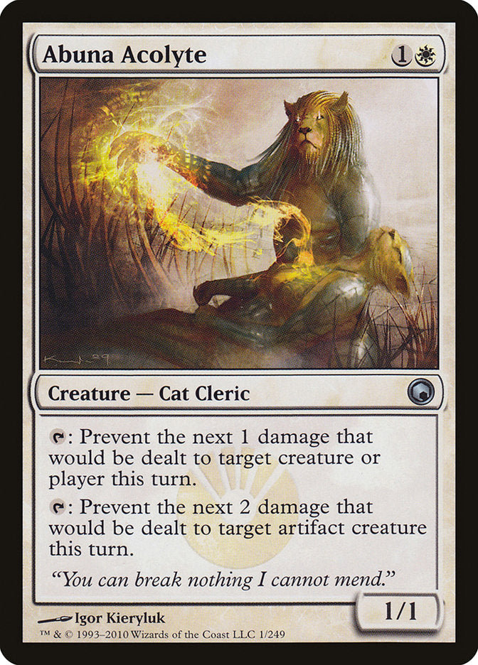 Abuna Acolyte [Scars of Mirrodin] - Magic: The Gathering - Card Brawlers | Quebec | Canada |