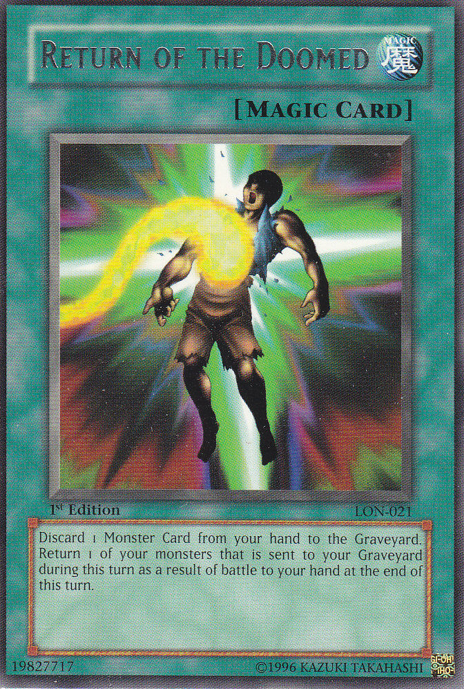 Return of the Doomed [LON-021] Rare - Yu-Gi-Oh! - Card Brawlers | Quebec | Canada |