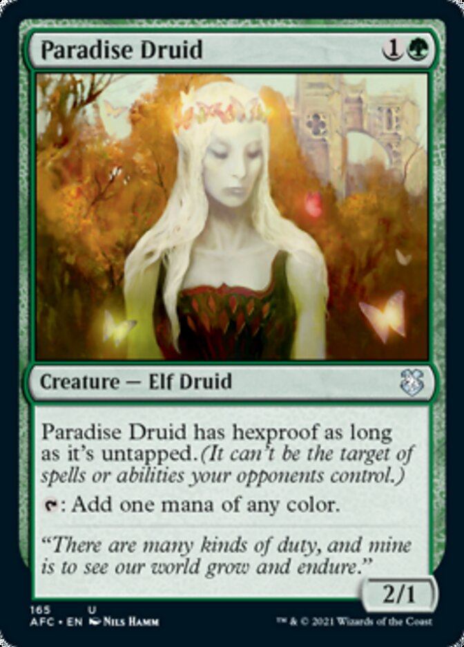 Paradise Druid [Dungeons & Dragons: Adventures in the Forgotten Realms Commander] - Magic: The Gathering - Card Brawlers | Quebec | Canada |