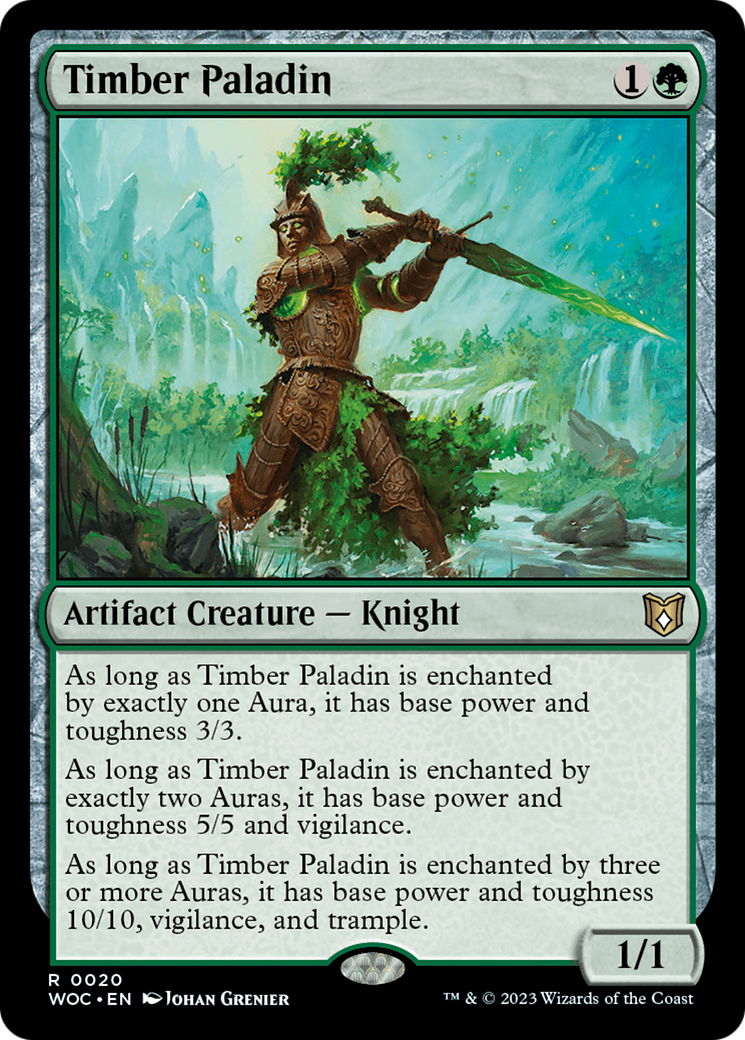 Timber Paladin [Wilds of Eldraine Commander] - Magic: The Gathering - Card Brawlers | Quebec | Canada |