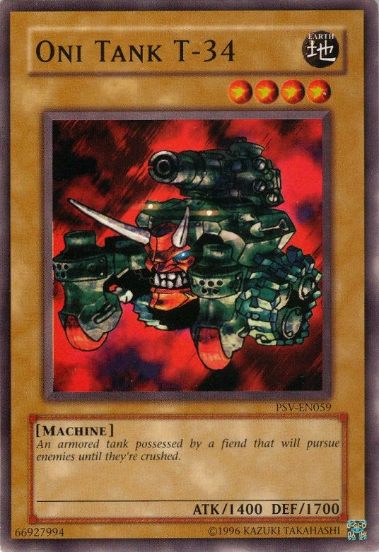 Oni Tank T-34 [PSV-EN059] Common - Yu-Gi-Oh! - Card Brawlers | Quebec | Canada |