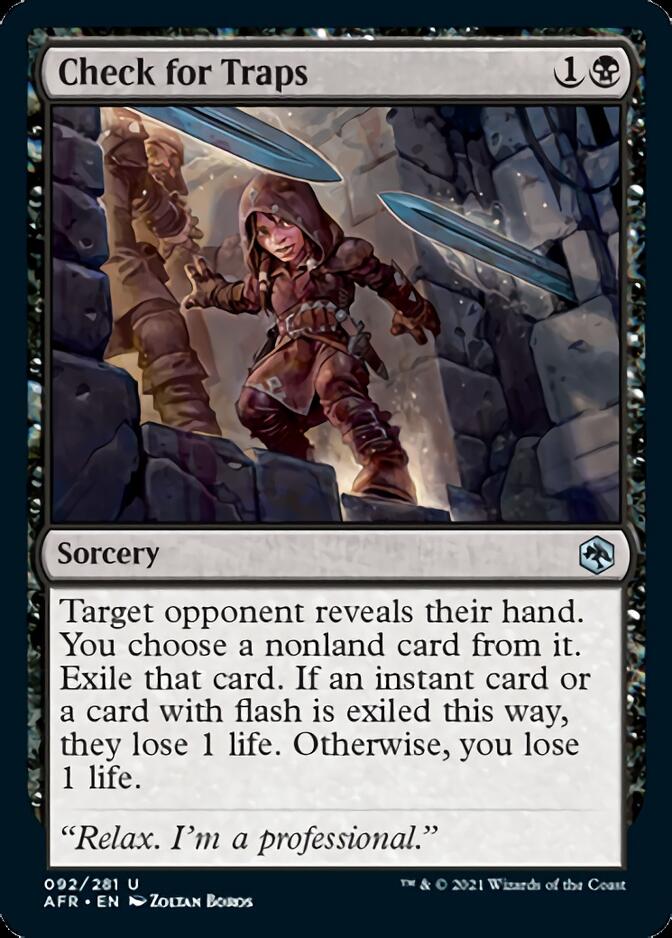 Check for Traps [Dungeons & Dragons: Adventures in the Forgotten Realms] - Magic: The Gathering - Card Brawlers | Quebec | Canada |