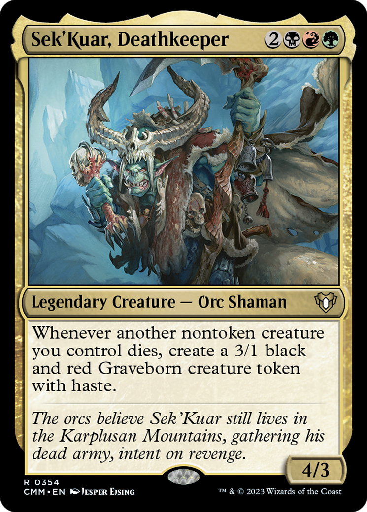Sek'Kuar, Deathkeeper [Commander Masters] - Magic: The Gathering - Card Brawlers | Quebec | Canada |
