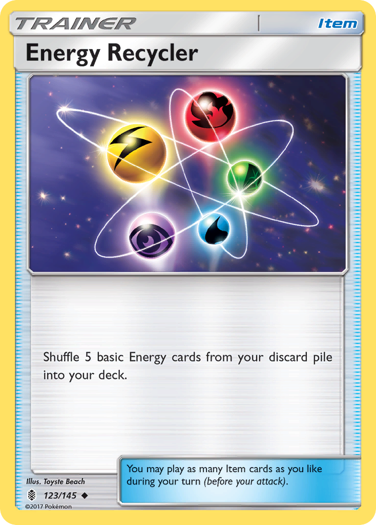 Energy Recycler (123/145) [Sun & Moon: Guardians Rising] - Pokémon - Card Brawlers | Quebec | Canada |