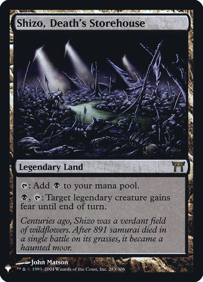 Shizo, Death's Storehouse [Mystery Booster] - Magic: The Gathering - Card Brawlers | Quebec | Canada |
