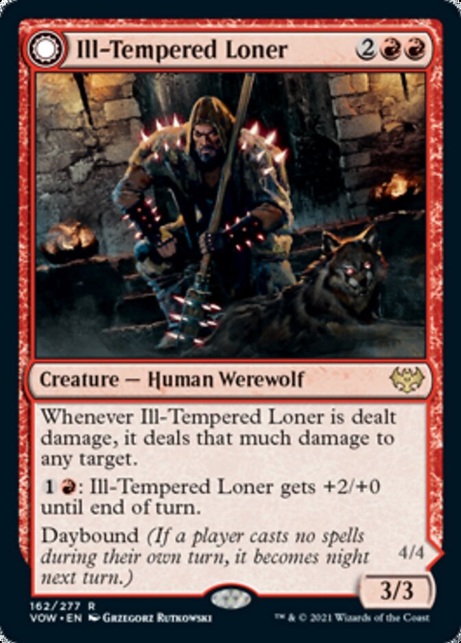 Ill-Tempered Loner // Howlpack Avenger [Innistrad: Crimson Vow] - Magic: The Gathering - Card Brawlers | Quebec | Canada |