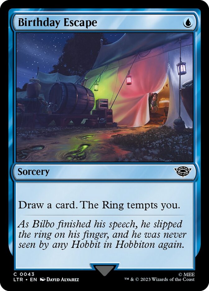 Birthday Escape [The Lord of the Rings: Tales of Middle-Earth] - Magic: The Gathering - Card Brawlers | Quebec | Canada |