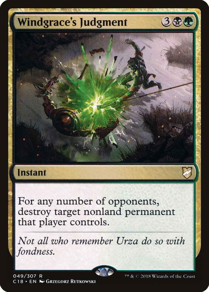 Windgrace's Judgment [Commander 2018] - Magic: The Gathering - Card Brawlers | Quebec | Canada |