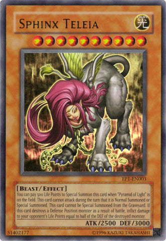 Sphinx Teleia [EP1-EN003] Ultra Rare - Yu-Gi-Oh! - Card Brawlers | Quebec | Canada |