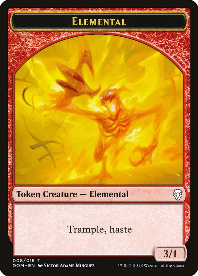 Elemental Token [Dominaria Tokens] - Magic: The Gathering - Card Brawlers | Quebec | Canada |