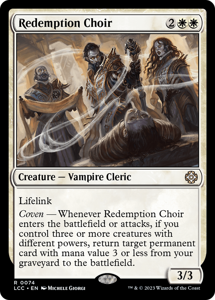 Redemption Choir [The Lost Caverns of Ixalan Commander] - Magic: The Gathering - Card Brawlers | Quebec | Canada |