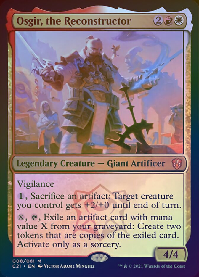 Osgir, the Reconstructor (Display Commander) [Commander 2021] - Magic: The Gathering - Card Brawlers | Quebec | Canada |