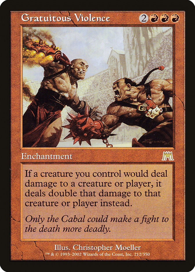 Gratuitous Violence [Onslaught] - Magic: The Gathering - Card Brawlers | Quebec | Canada |