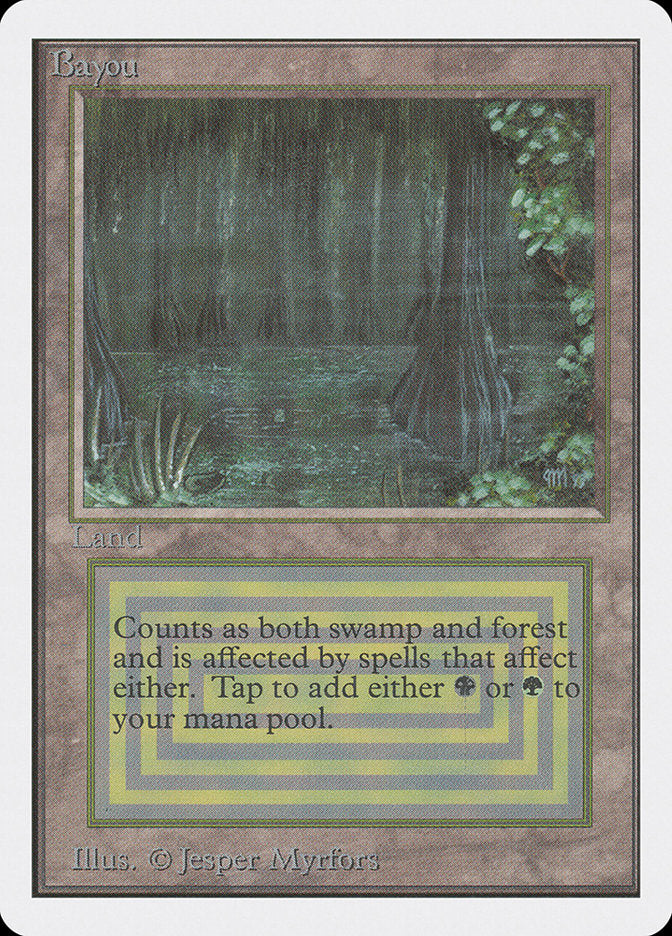 Bayou [Unlimited Edition] - Magic: The Gathering - Card Brawlers | Quebec | Canada |