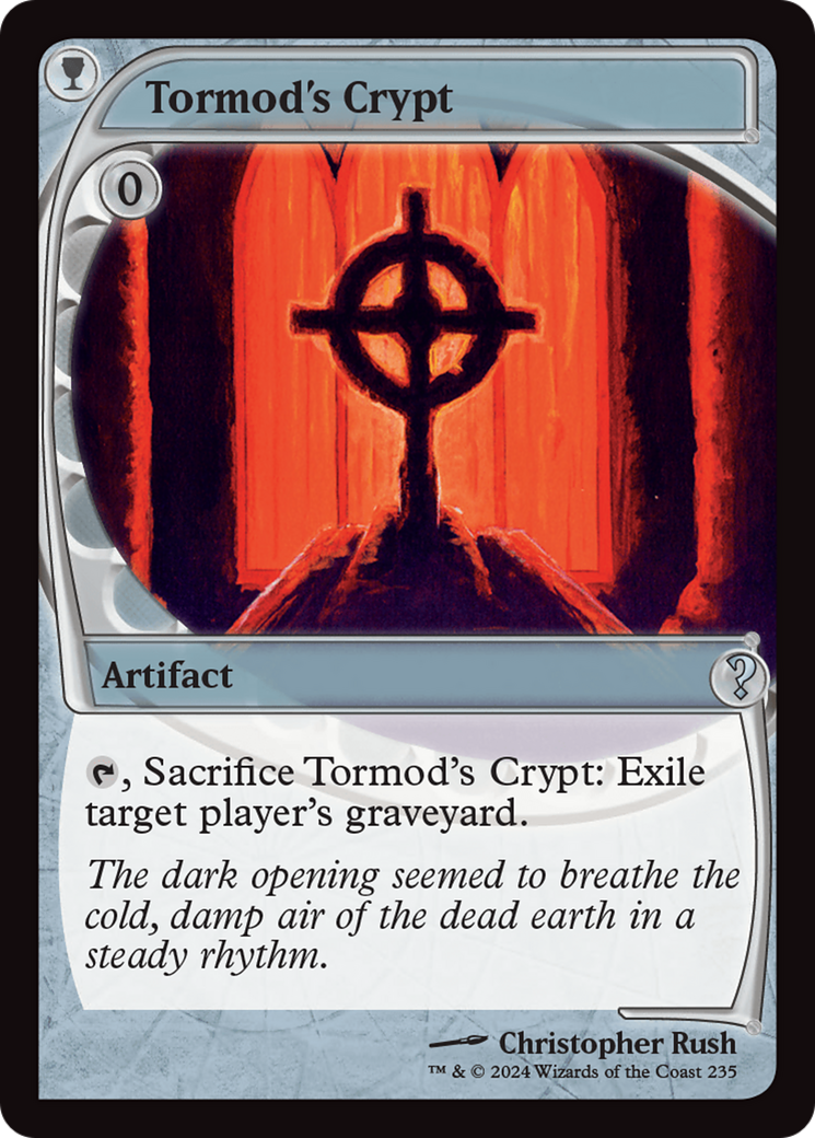 Tormod's Crypt (Future Sight) [Mystery Booster 2] - Magic: The Gathering - Card Brawlers | Quebec | Canada |