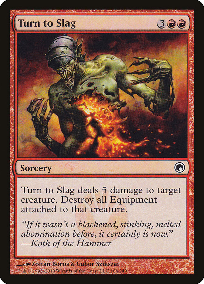 Turn to Slag [Scars of Mirrodin] - Magic: The Gathering - Card Brawlers | Quebec | Canada |