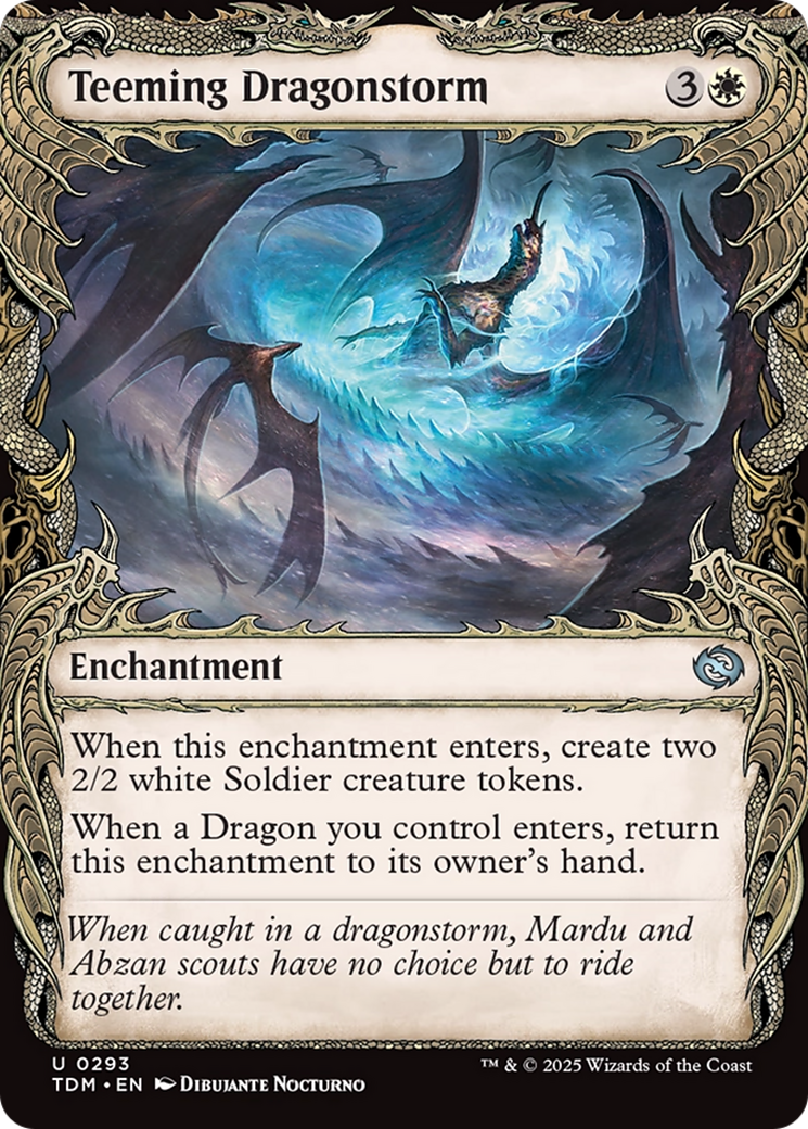 Teeming Dragonstorm (Showcase) [Tarkir: Dragonstorm] - Magic: The Gathering - Card Brawlers | Quebec | Canada |