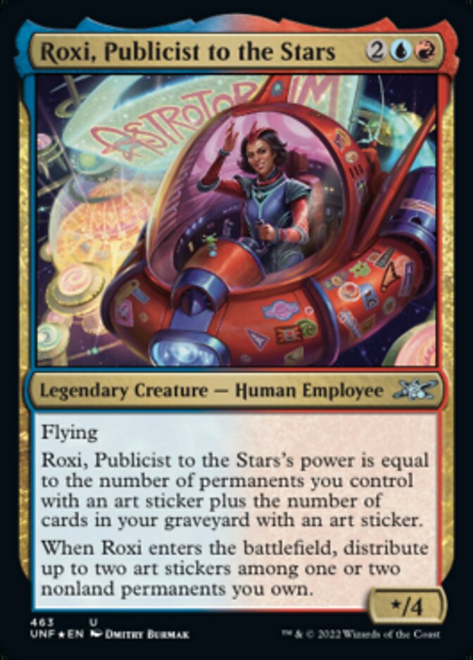 Roxi, Publicist to the Stars (Galaxy Foil) [Unfinity] - Magic: The Gathering - Card Brawlers | Quebec | Canada |