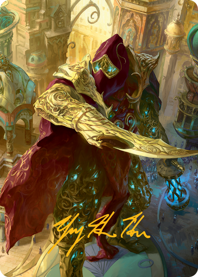Baral, Chief of Compliance Art Card (Gold-Stamped Signature) [March of the Machine Art Series] - Magic: The Gathering - Card Brawlers | Quebec | Canada |