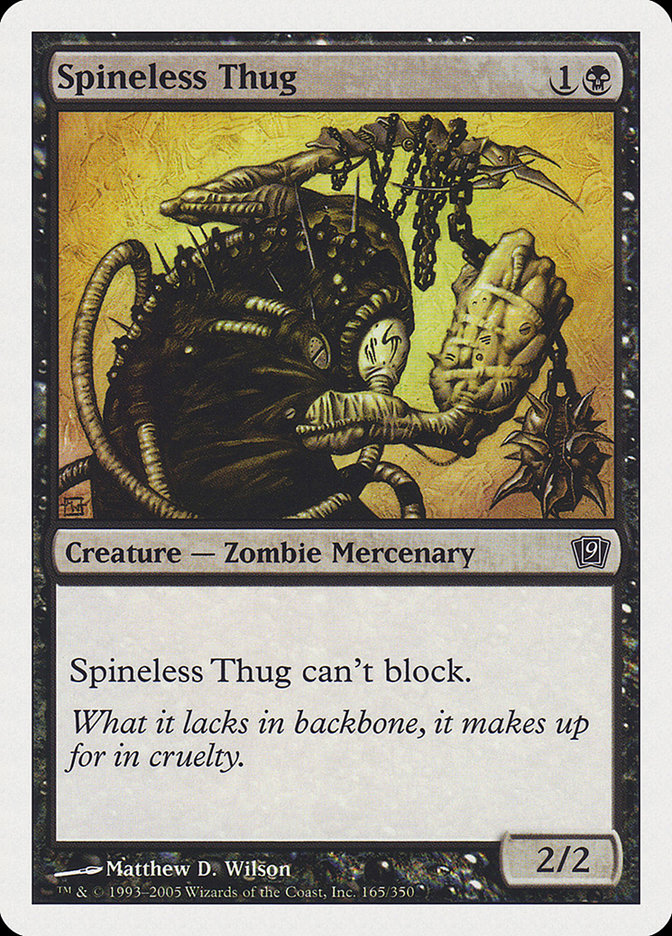 Spineless Thug [Ninth Edition] - Magic: The Gathering - Card Brawlers | Quebec | Canada |