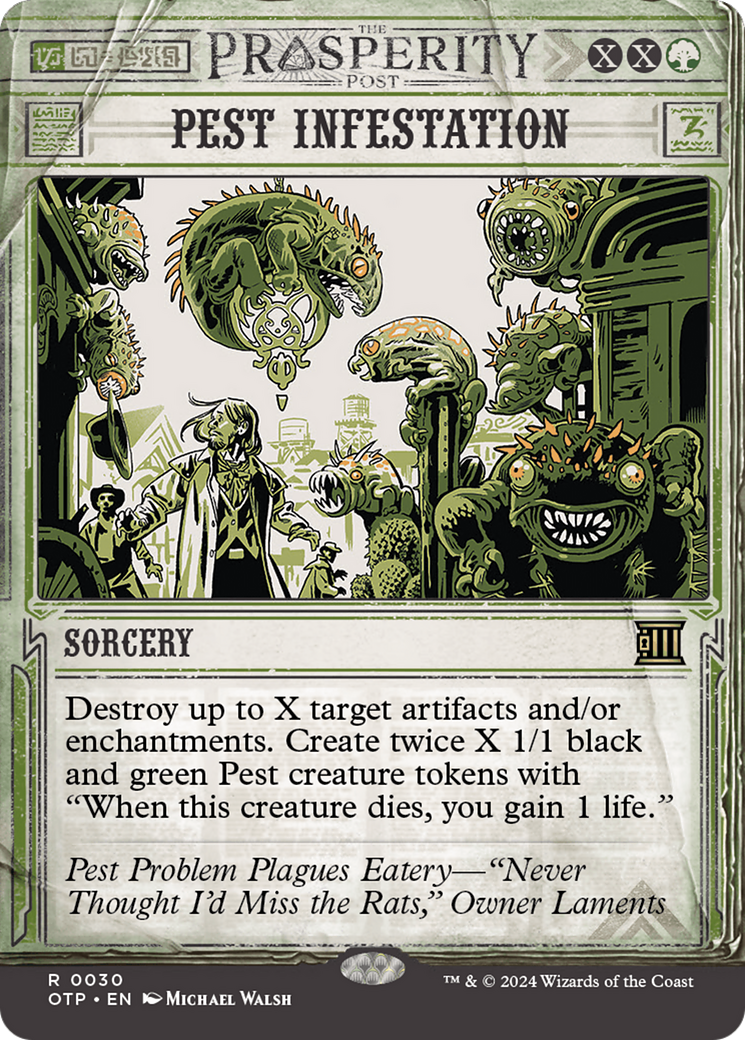 Pest Infestation [Outlaws of Thunder Junction: Breaking News] - Magic: The Gathering - Card Brawlers | Quebec | Canada |
