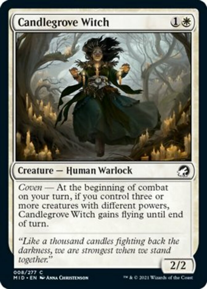 Candlegrove Witch [Innistrad: Midnight Hunt] - Magic: The Gathering - Card Brawlers | Quebec | Canada |
