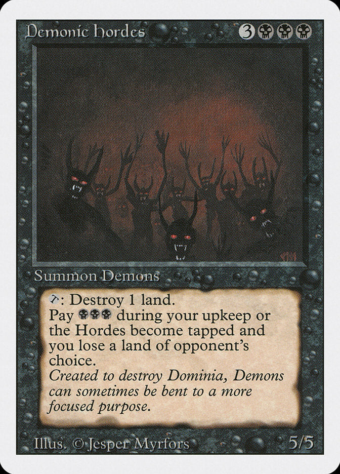 Demonic Hordes [Revised Edition] - Magic: The Gathering - Card Brawlers | Quebec | Canada |