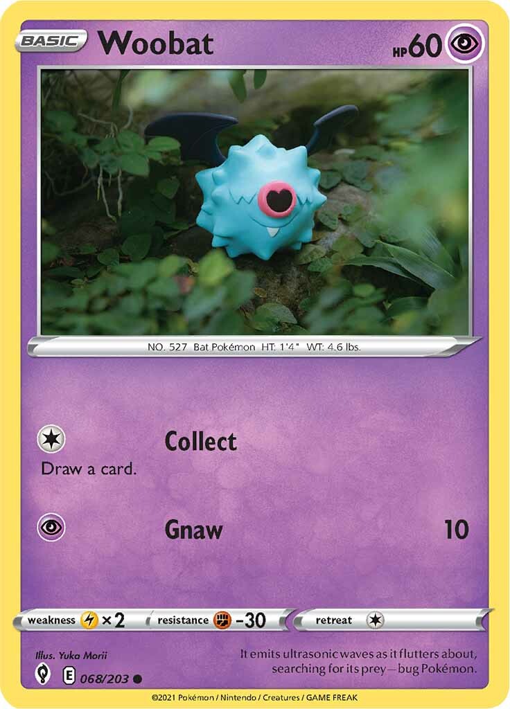 Woobat (068/203) [Sword & Shield: Evolving Skies] - Pokémon - Card Brawlers | Quebec | Canada |
