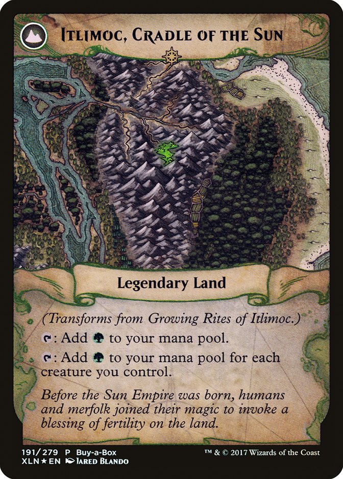 Growing Rites of Itlimoc // Itlimoc, Cradle of the Sun (Buy-A-Box) [Ixalan Treasure Chest] - Magic: The Gathering - Card Brawlers | Quebec | Canada |
