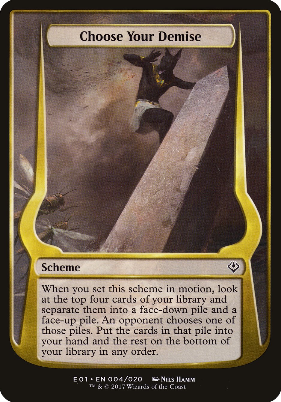 Choose Your Demise (Schemes) [Archenemy: Nicol Bolas Schemes] - Magic: The Gathering - Card Brawlers | Quebec | Canada |