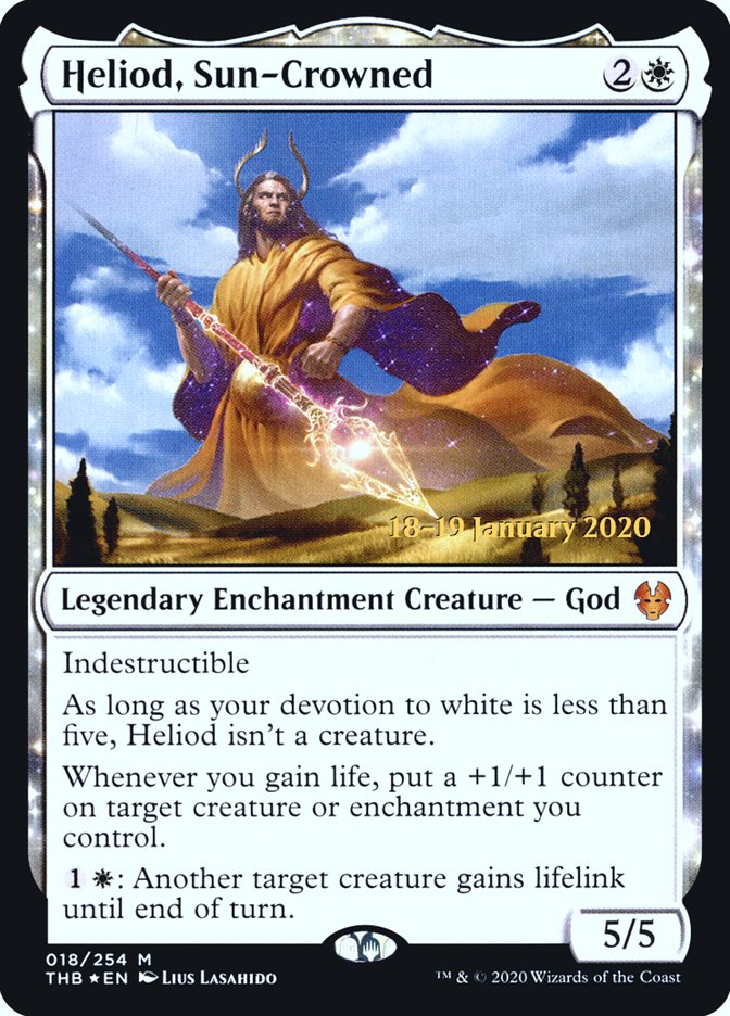 Heliod, Sun-Crowned [Theros Beyond Death Prerelease Promos] - Magic: The Gathering - Card Brawlers | Quebec | Canada |