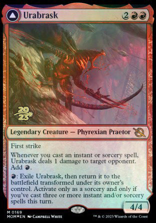 Urabrask // The Great Work [March of the Machine Prerelease Promos] - Magic: The Gathering - Card Brawlers | Quebec | Canada |