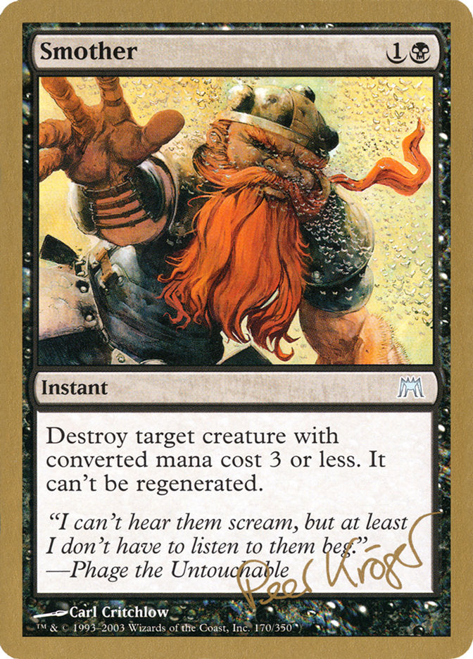 Smother (Peer Kroger) [World Championship Decks 2003] - Magic: The Gathering - Card Brawlers | Quebec | Canada |