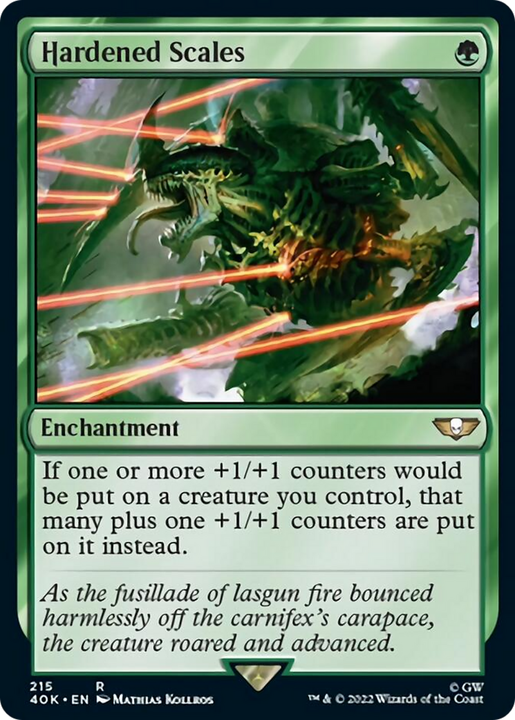 Hardened Scales (Surge Foil) [Warhammer 40,000] - Magic: The Gathering - Card Brawlers | Quebec | Canada |