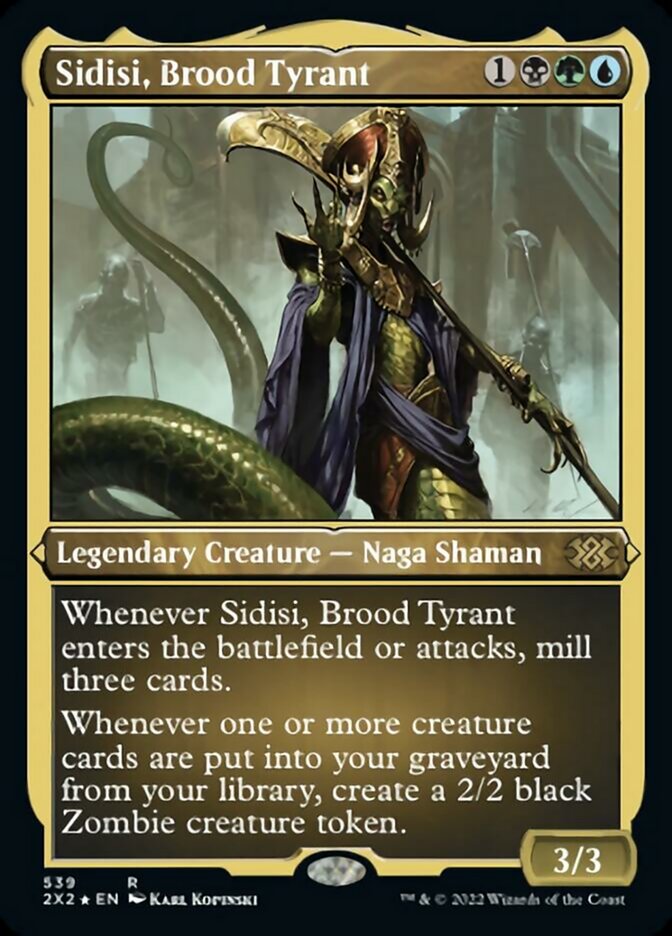Sidisi, Brood Tyrant (Foil Etched) [Double Masters 2022] - Magic: The Gathering - Card Brawlers | Quebec | Canada |