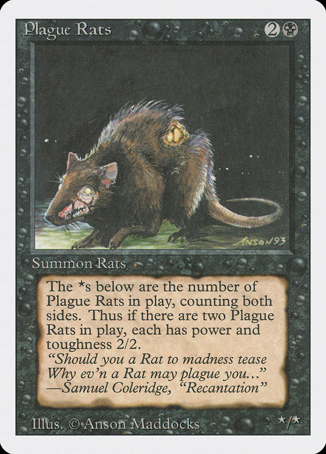 Plague Rats [Revised Edition] - Magic: The Gathering - Card Brawlers | Quebec | Canada |