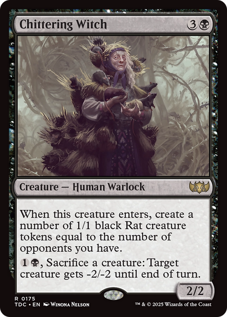 Chittering Witch [Tarkir: Dragonstorm Commander] - Magic: The Gathering - Card Brawlers | Quebec | Canada |