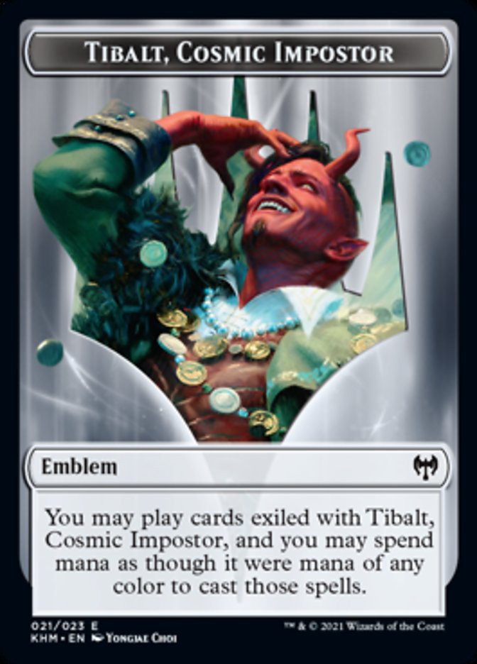 Tibalt, Cosmic Impostor Emblem [Kaldheim Tokens] - Magic: The Gathering - Card Brawlers | Quebec | Canada |