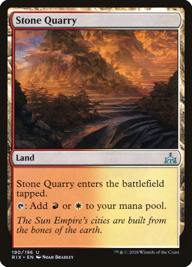 Stone Quarry [Rivals of Ixalan] - Magic: The Gathering - Card Brawlers | Quebec | Canada |